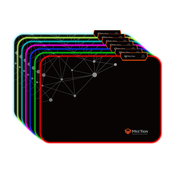 Meetion MT-PD120  Φωτιζόμενο Gaming Mouse Pad