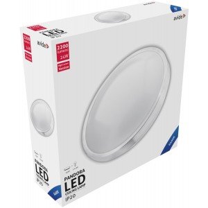 Avide LED Μοντέρνα Πλαφονιέρα Οροφής Pandora (Αλουμίνιο) 24W 380*110.0mm Ψυχρό 6400K