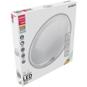 Avide LED Μοντέρνα Πλαφονιέρα Οροφής Pandora-CCT (Αλουμίνιο) 80W με Τηλεχειριστήριο Avide LED Μοντέρνα Πλαφονιέρα Οροφής Pandora-CCT (Αλουμίνιο) 80W με Τηλεχειριστήριο