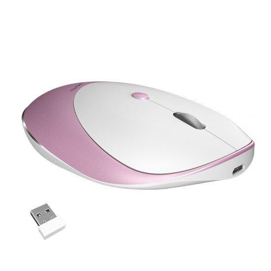 Meetion MT-R600 2.4G Ασύρματο Ποντίκι / Ροζέ Χρυσό