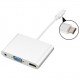 Μετατροπέας USB Type C σε 4K HDMI + VGA + Audio