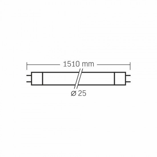 VIDEX-T8-LED-150-24W-NW