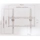 ATC Βάση TV Επιτοίχια ATC-055 32"- 55"