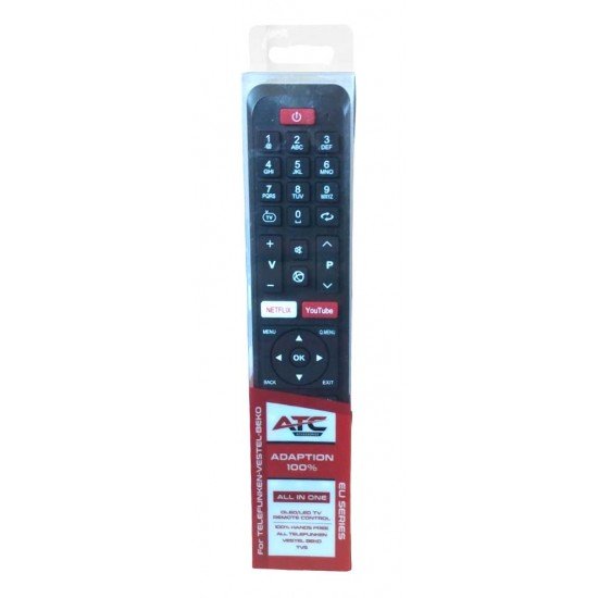 Τηλεχειριστήριο Universal για TELEFUNKEN/VESTEL/BEKO EU/CRC6001