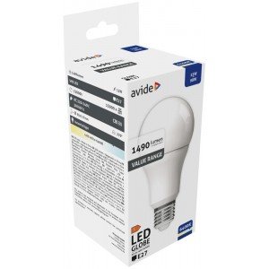 Avide LED Κοινή 15W E27  Ψυχρό 6400K Value Avide LED Κοινή 15W E27  Ψυχρό 6400K Value