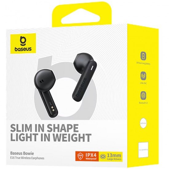 BASEUS HF TWS, Bowie E16 /black/ - A00061900113-01