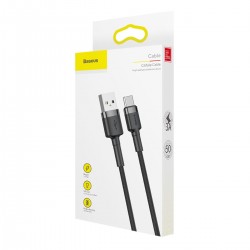 Baseus Cafule USB - USB-C cable 0.5 m 3A gray-black