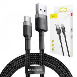 Baseus CATKLF-UG1 Cafule USB-C cable 2A 3m (Black+Gray)