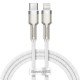 Baseus Cafule Braided USB-C to Lightning Cable 20W White1m (CATLJK-A02)