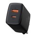 Baseus Compact PD 20W wall charger 1x USB-C 1x USB black