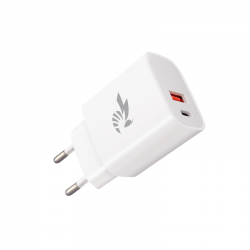 BeePower Wall Charger - BC-4 20W PD USB-C + USB3.0 white