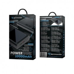 BeePower Power Bank - BP-10PD 10000mAh 22.5W PD USB-C + 2 x USB3.0 black