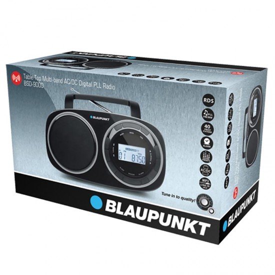 Blaupunkt BSD-9000 Φορητό Ραδιόφωνο Ρεύματος / Μπαταρίας Μαύρο