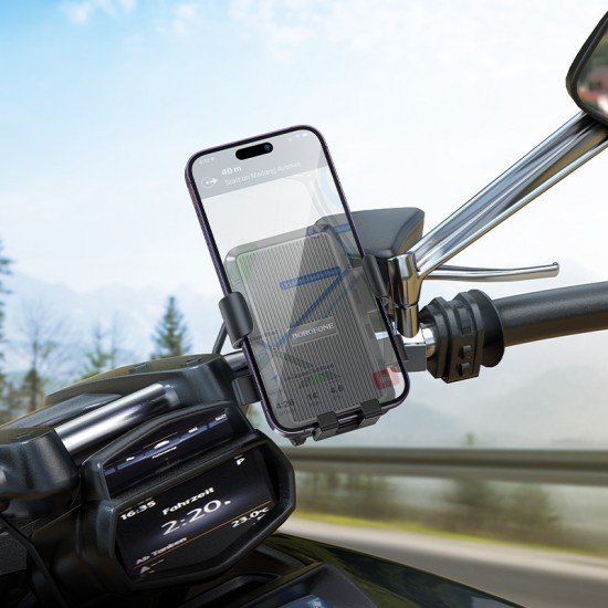 Borofone BH137 Βάση Στήριξης Κινητού Για Ποδήλατο Και Μοτοσικλέτα Knight black