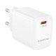 Borofone BN26 Φορτιστής Ταξιδίου Fuente GaN USB-C PD20W Mini Size Λευκός