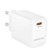 Borofone BN28 Φορτιστής Ταξιδίου Mini Size Fuente GaN USB-C PD30W Λευκός