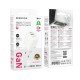 Borofone BN29 Φορτιστής Ταξιδίου Fuente GaN με 1xUSB-C PD30W και 1xUSB-A QC3.0A + Καλώδιο Φόρτισης USB-C σε USB-C Λευκός