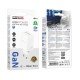 Borofone BN32 Φορτιστής Ταξιδίου Cargador GaN με 1xUSB-C PD65W και 1xUSB-A QC PD18W Λευκός