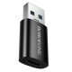 Borofone BV26B Αντάπτορας USB-C σε USB-A USB3.0 Υποστηρίζει Γρήγορη Φόρτιση Μαύρος