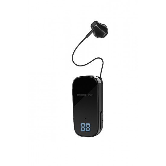 Borofone K59 In-ear Bluetooth Handsfree Ακουστικό Πέτου Μαύρο