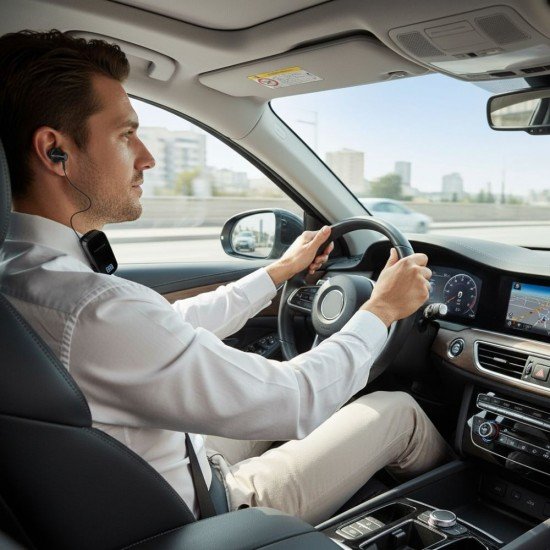 Borofone K60 In-ear Bluetooth Handsfree Ακουστικό Πέτου Μαύρο