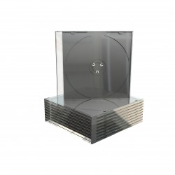 MediaRange CD Slimcase for 1 Disc 5.2mm Black Tray (10 Pack) (MRBOX32)