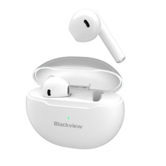 BLACKVIEW AirBuds 6 Wireless Stereo Earbuds BT5.3 TWS with charging dock White