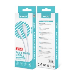 BWOO cable BO-X172C 3A cable USB-A to USB-C 1m white