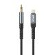BWOO AUX cable 3.5mm - Lightning BO-AUX068 black
