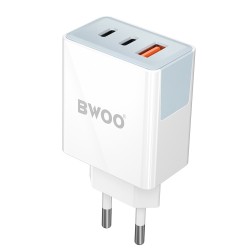 BWOO CDA133 40W wall charger 2 x USB-C ,1 x USB-A