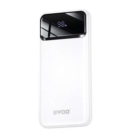 BWOO P34 Ultra thin power bank 22.5W, 10000mAh, white