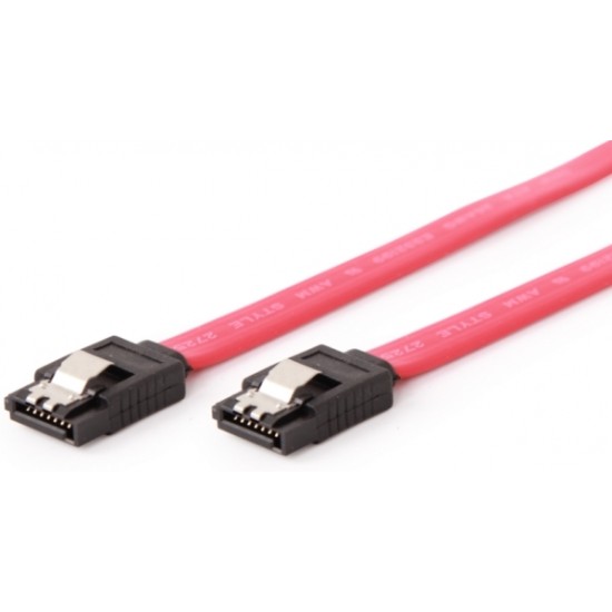 CABLEXPERT CC-SATAM-DATA SATA 3 DATA CABLE WITH METAL CLIPS 30CM