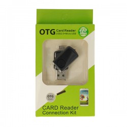CARD READER CR08 USB 2.0 + MICRO USB BLACK