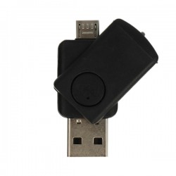 CARD READER CR08 USB 2.0 + MICRO USB BLACK