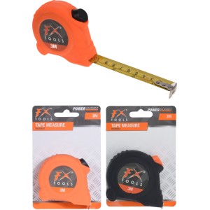 FX TOOLS Μετροταινία 3m, πλάτος: 16χιλ., αυτόματο στοπ