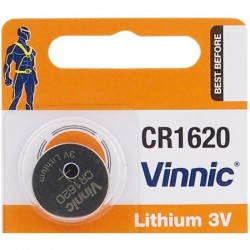 VINNIC CR1620 LITHIUM BATTERY BL1