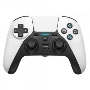 Wireless Gamepad No brand 4011B, For Play Station 4, White - 13083 Wireless Gamepad No brand 4011B, For Play Station 4, White - 13083