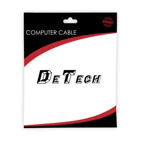  DeTech USB - USB Mini, 1.5m, Black - 18071