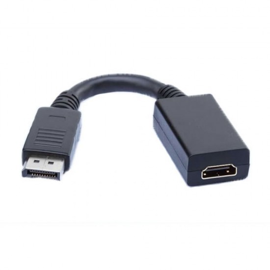 DeTech Μετατροπέας DP σε HDMI, ΟΕΜ, Μαύρο - 18219 