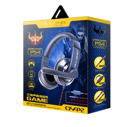 Ovleng OV-P2 Mobile Headset, For PS4, Microphone, 3.5mm, Black - 20497
