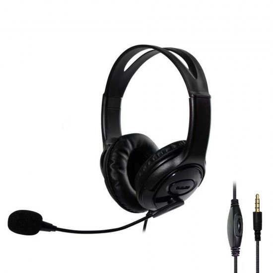 Oakorn C Headphones, Microphone, 3.5mm, Black - 20522
