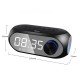Kisonli Speaker LP-2S, Bluetooth, Clock, SD, FM, AUX, RGB, Black, 5W - 22280