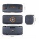 Kisonli К2 Ηχεἰο Bluetooth, USB, SD, FM, Γκρι, 13W - 22292
