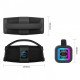 Kisonli Ηχεἰο К3, Bluetooth, USB, SD, AUX, FM, RGB, Μαυρο, 16W - 22293