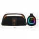 Kisonli Ηχεἰο К12, Bluetooth, USB, SD, AUX, RGB, Μαυρο, 20W - 22294