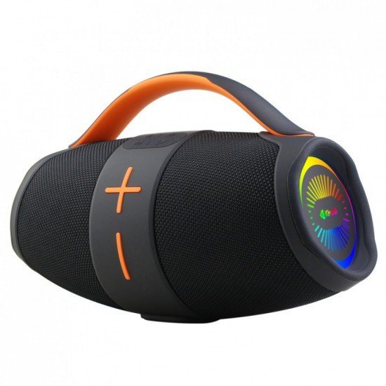 Kisonli Ηχεἰο К13, Bluetooth, USB, SD, AUX, RGB, Μαυρο, 20W- 22295