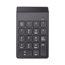 Keyboard No brand K1, Num pad, Wireless, Black (6184)