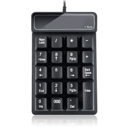 Keyboard No brand K4, Num pad, Black (6187)