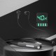 Dudao sports in-ear bluetooth headphones neckband 400mAh black (U5Max)