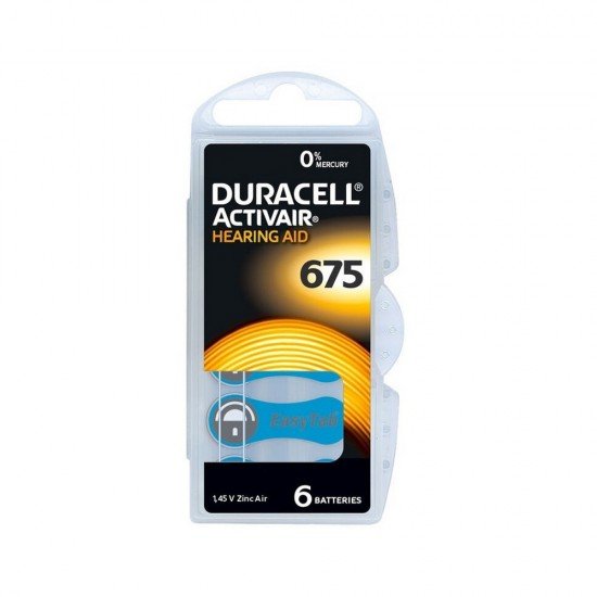 DURACELL ACTIVAIR 675 MF HEARING AID BATTERIES 
